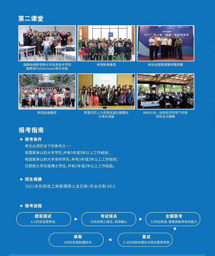 2021年北京信息科技大學MBA招生簡章