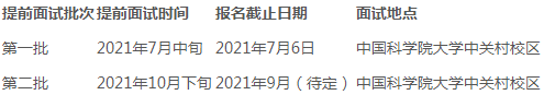 2022年中國科學院大學公共管理碩士（MPA）提前面試方案
